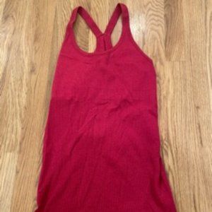 lululemon Ebb to Street Tank Red Size 6